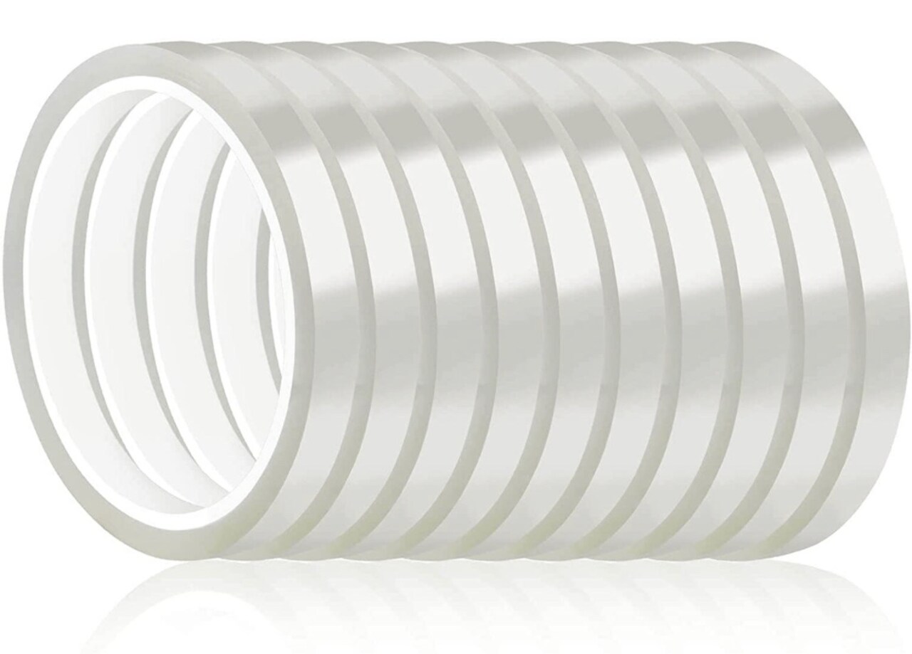 10 rolls Heat resistant tapes sublimation Press Transfer Thermal Tape 4mmx30m SUBLITAPE CLEAR